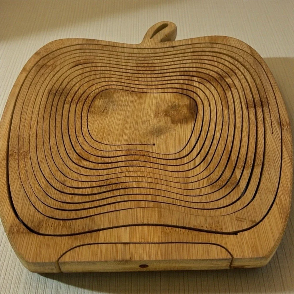Wooden Collapsible Basket